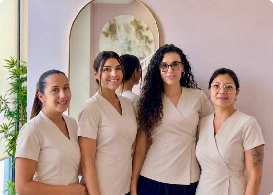 Equipo de María Rodríguez Estética Barcelona