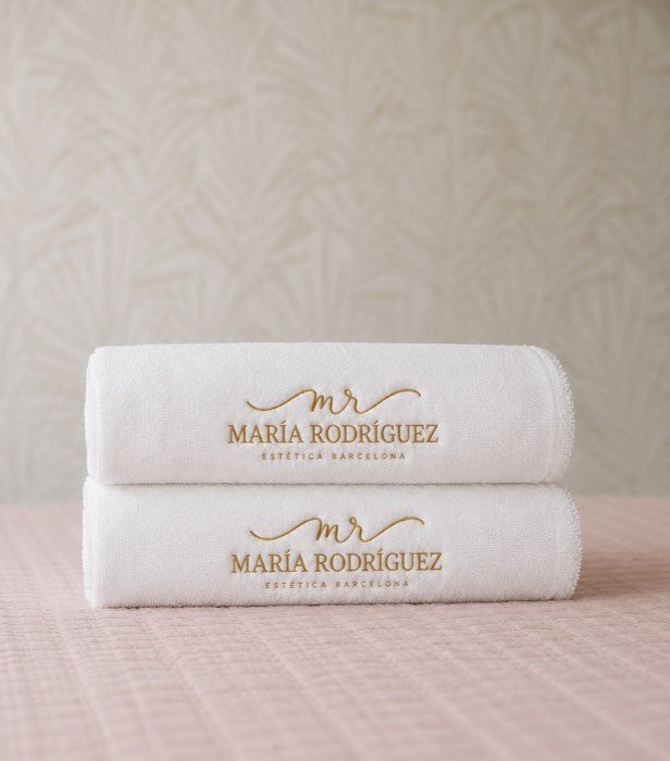 Detalle de marca de María Rodríguez Estética Barcelona